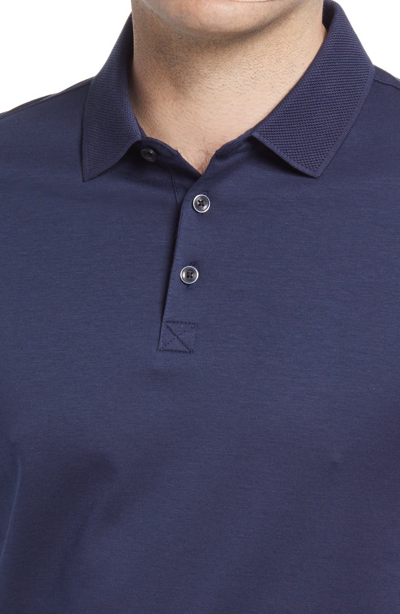 Robert Barakett Men's Georgia Pima Cotton Polo, Alternate, color, Blue Night