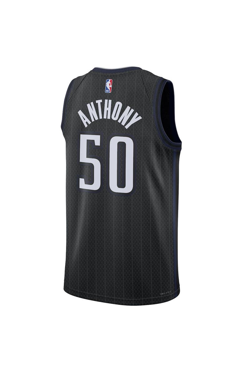 Nike Unisex Nike Cole Anthony Black Orlando Magic 2022/23 Swingman Jersey - City Edition, Alternate, color,