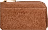 Longchamp Le Foulonné Leather Card Case