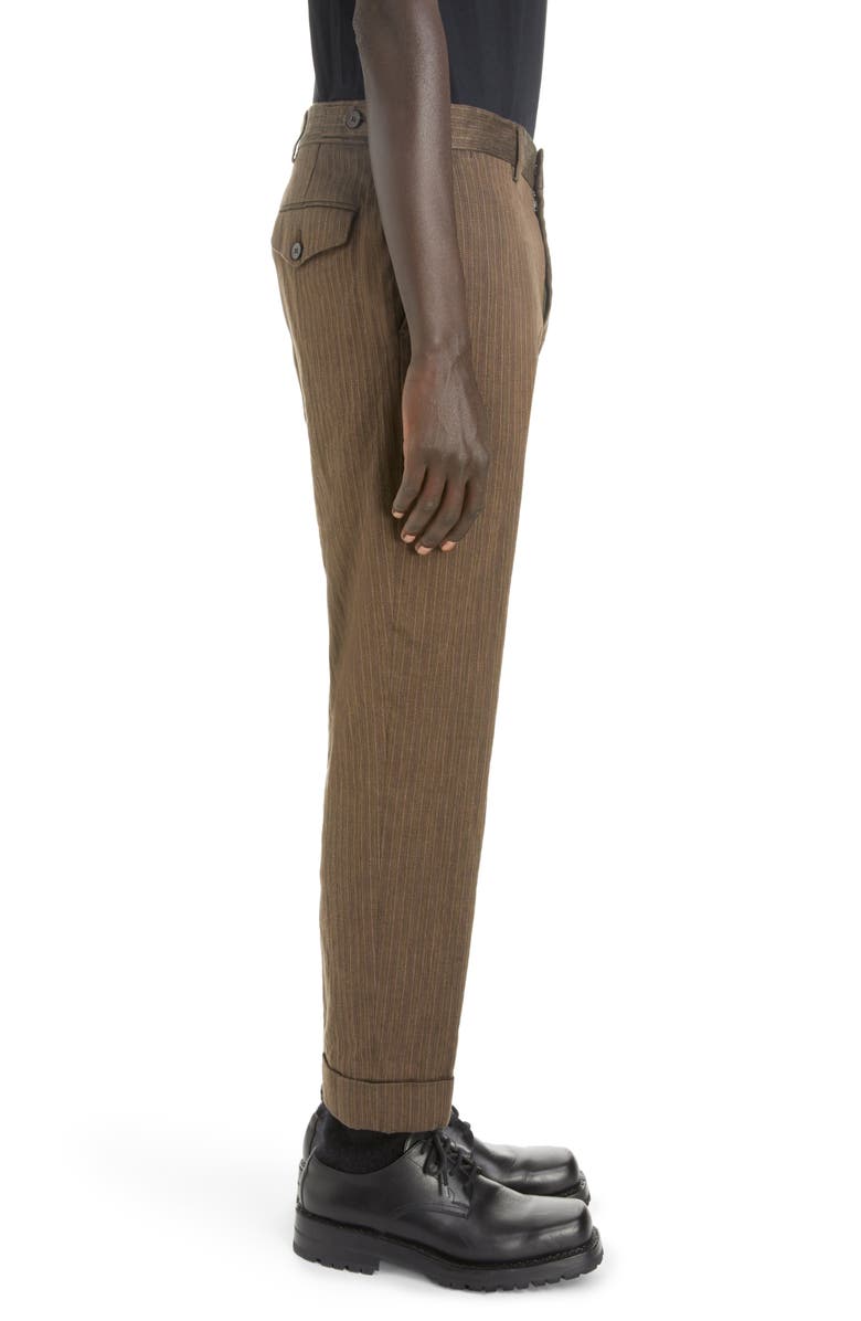 Dries Van Noten Philip Herringbone Cuffed Pants, Alternate, color,