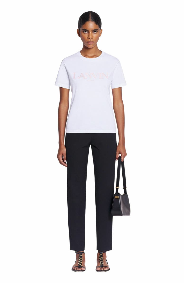 Lanvin Embroidered T-Shirt, Main, color, 
