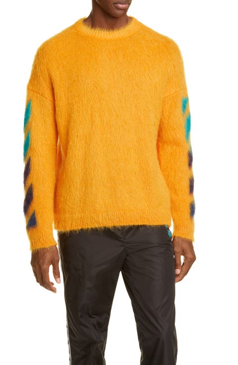 Brushed Mohair Blend Sweater