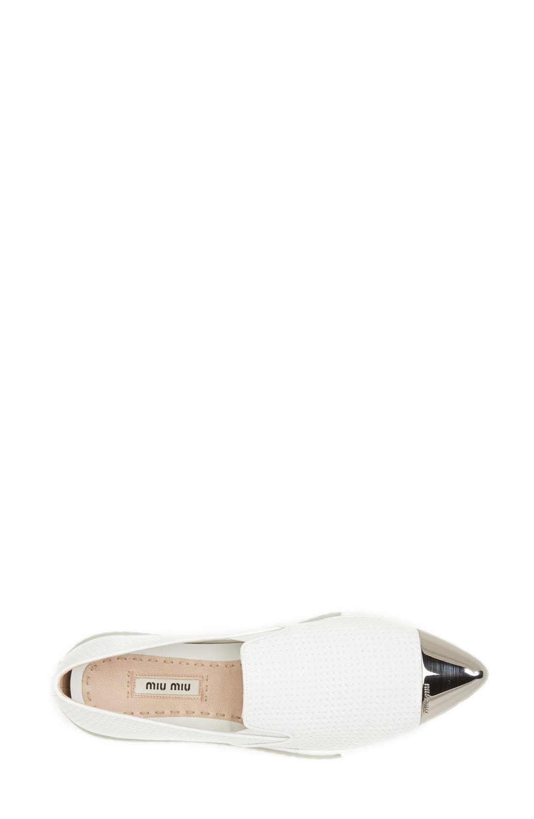 Metal Sneaker, Alternate, color, WHITE