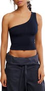 Free People So Soft One-Shoulder Crop Tank