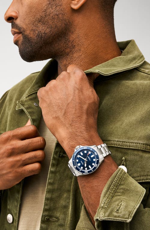 Fossil Dalton Bracelet Watch, 42mm In Silver