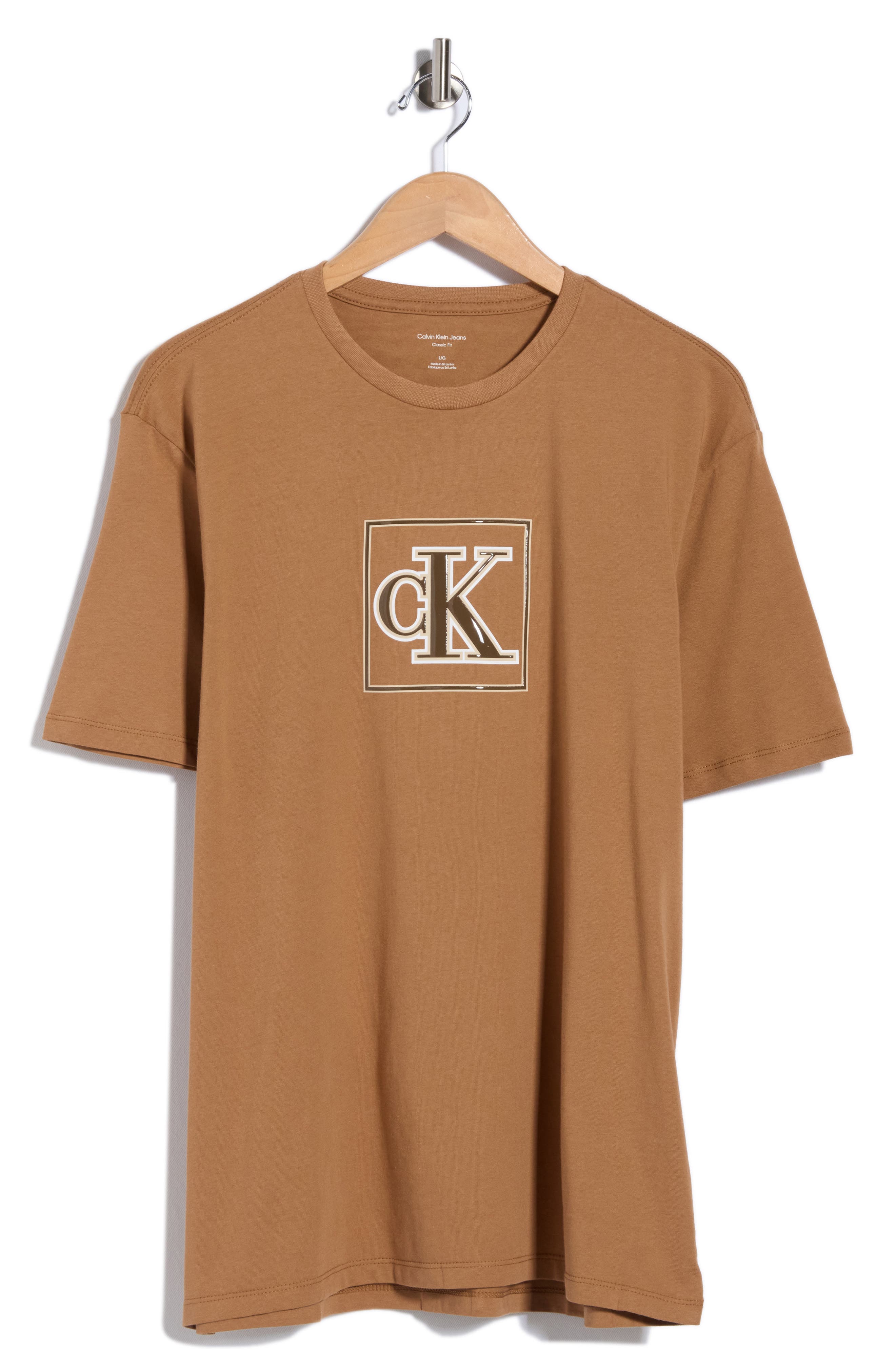 Outline Box Logo Graphic T-Shirt