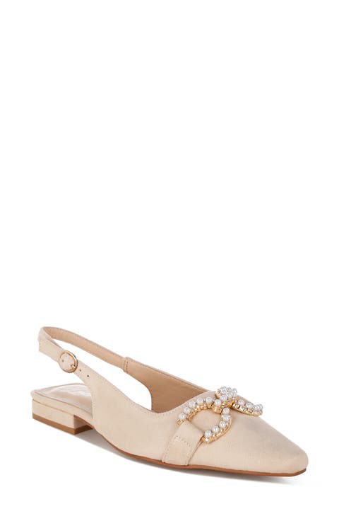 Salova Embellished Slingback Pump (Women)