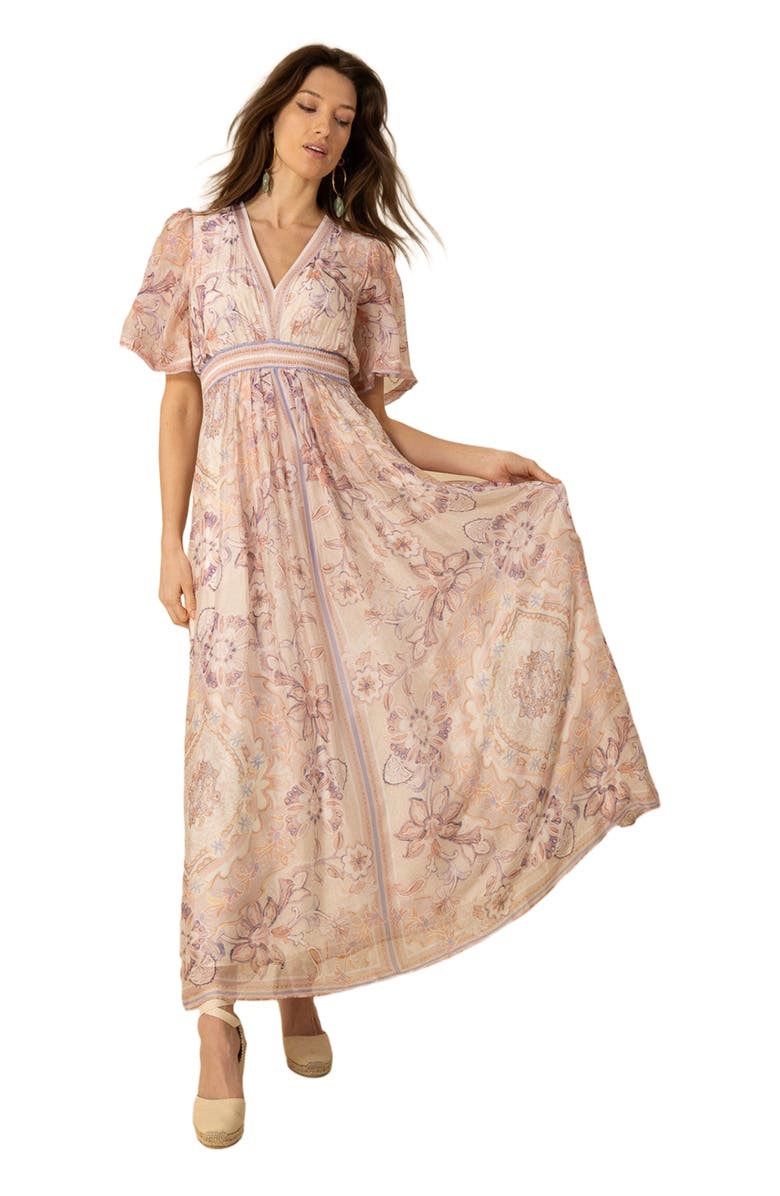 Halebob Jaliyah Chiffon Dress Maxi, Alternate, color, 