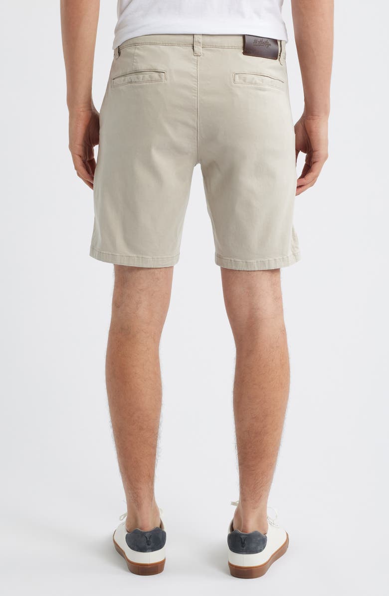 34 Heritage Arizona Flat Front Shorts, Alternate, color, Dawn Twill