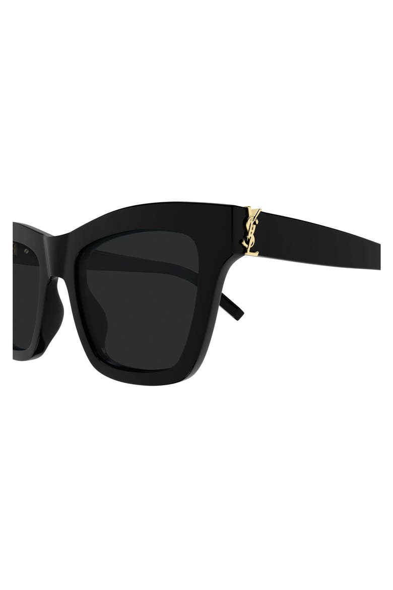 SL M156 Cat Eye Sunglasses, Main, color, BLACK