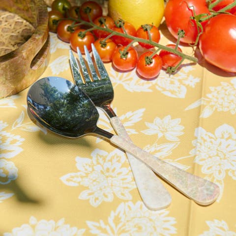 Mother Of Pearl Serving Set