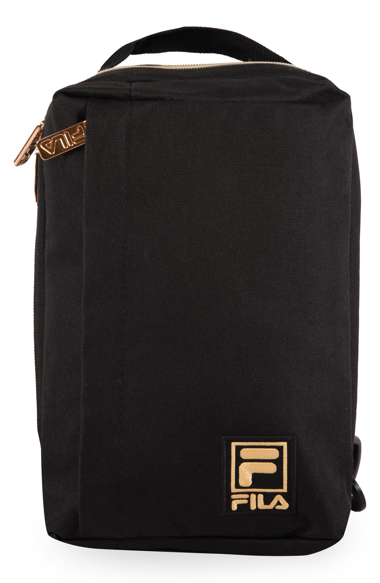 FILA Calistoga Sling Bag, Main, color, Black/ Gold
