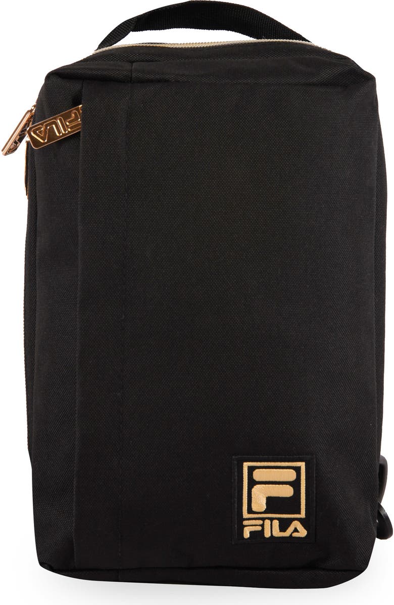 FILA Calistoga Sling Bag, Main, color, Black/ Gold