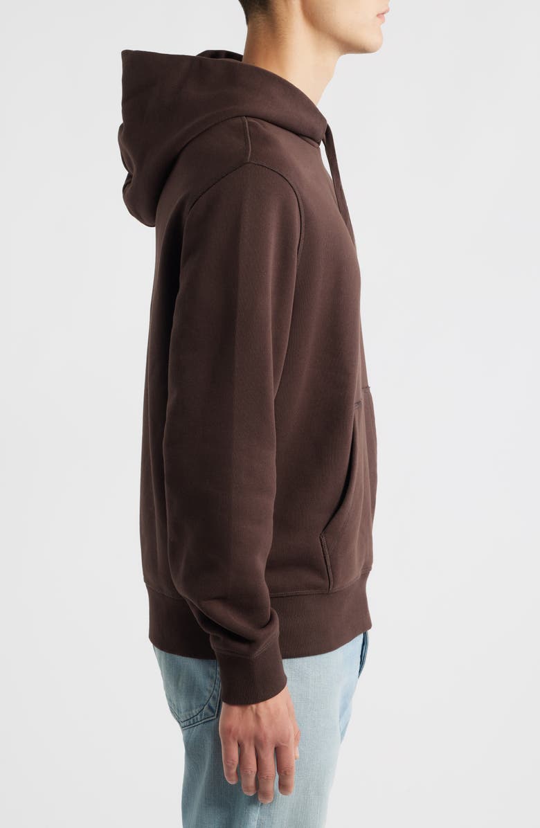 rag & bone Embroidered Sour Face Hoodie, Alternate, color, Brown