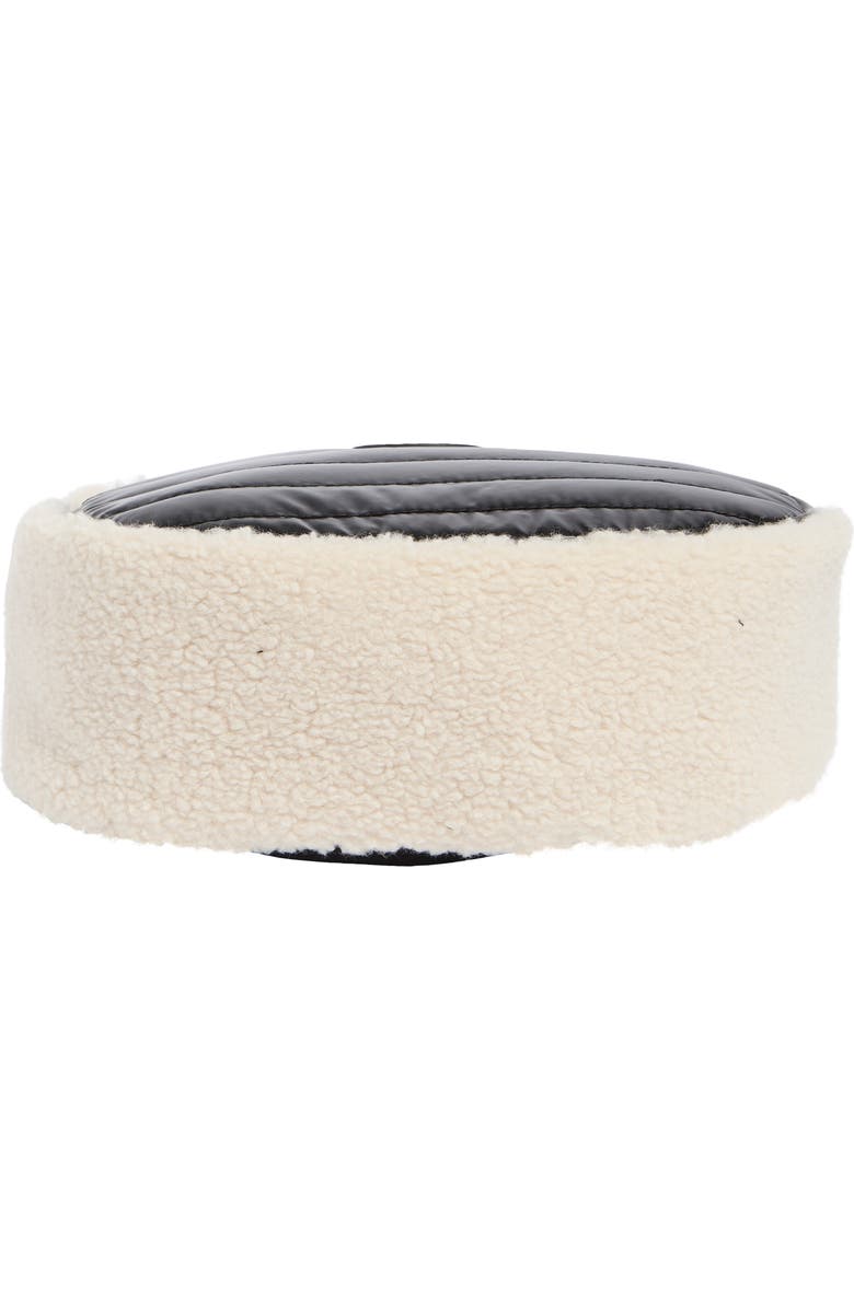 Pajar Circle Faux Shearling Crossbody Bag, Alternate, color,