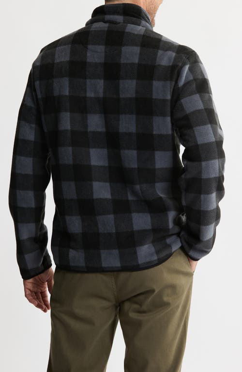 Jachs Quarter Zip Fleece Pullover In Gray