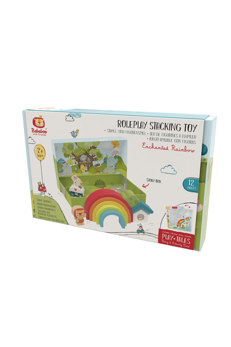 Enchanted Rainbow Roleplay Stacking Toy, Alternate, color, Multi / Green