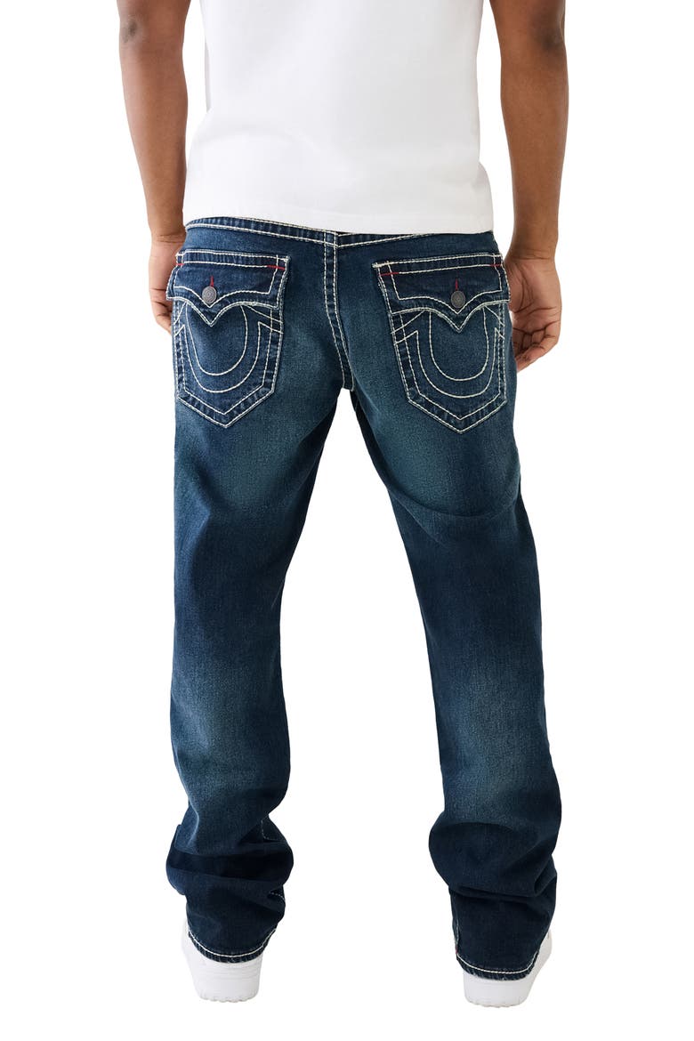 Ricky Big T Flap Straight Leg Jeans, Alternate, color, DIVER DARK WASH