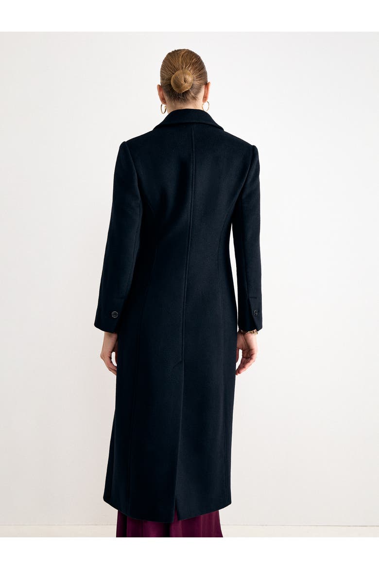 Cailyn Maxi Coat, Alternate, color, Black