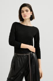 Brunello Cucinelli Sparkling cashmere and silk lightweight sweater
