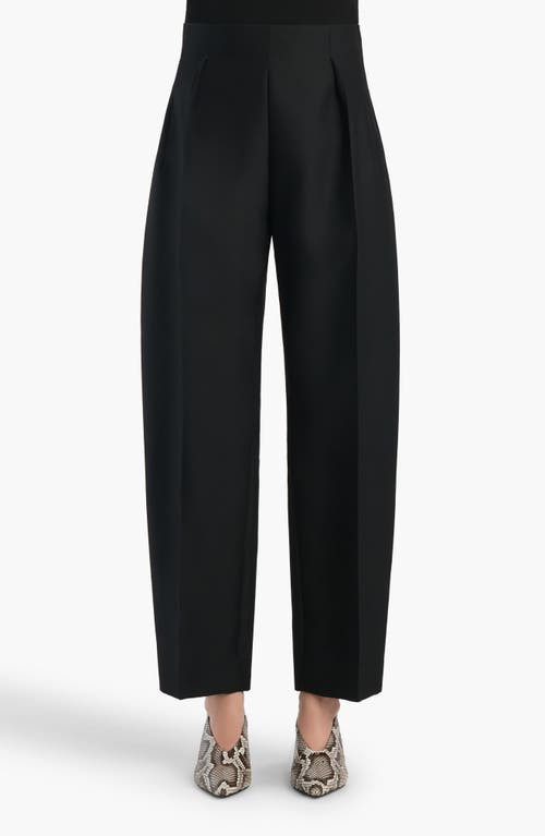 Khaite Somera Wool & Silk Cady Pants in Black at Nordstrom, Size 4