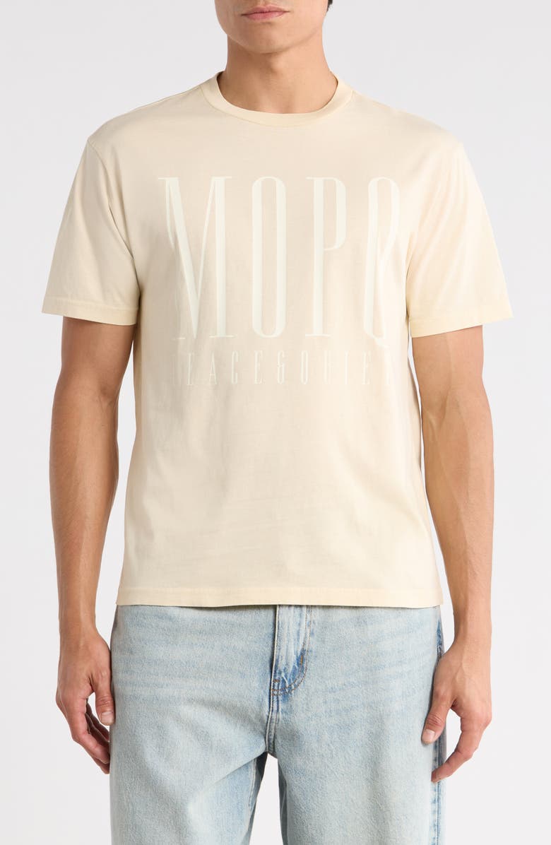 Museum of Peace & Quiet Headline Graphic Cotton T-Shirt, Main, color, Bone