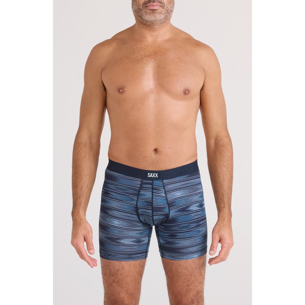 Saxx Vibe Xtra Soft Comfort Boxer Briefs In Blue