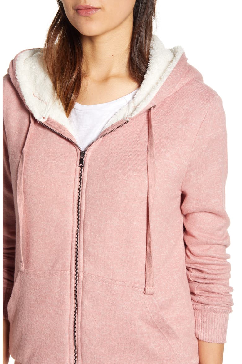 Hooded Jacket, Alternate, color, PEACH BEIGE/ SUGAR