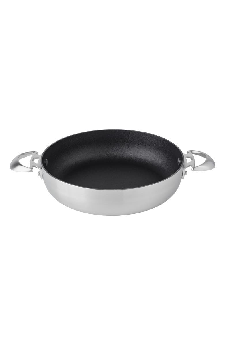 Scanpan CS+ 4-Quart Nonstick Chef's Pan with Lid, Alternate, color, Silver