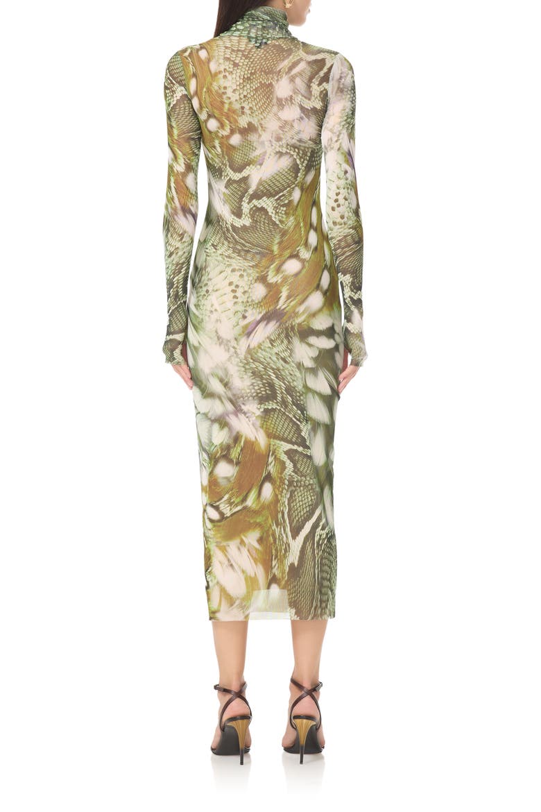 Shailene Midi Dress, Alternate, color, VINTAGE SNAKE SWIRL