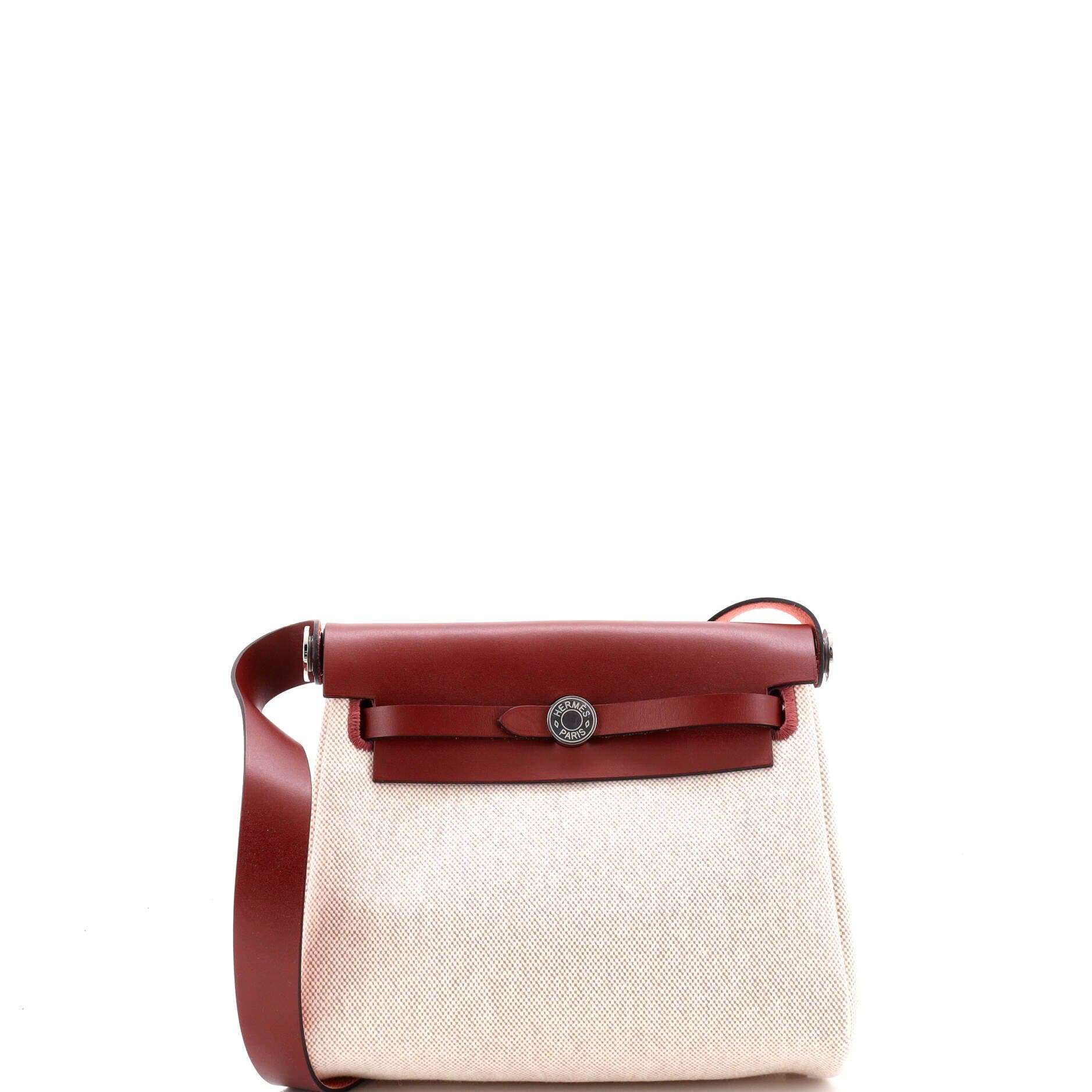 Herbag Zip Toile and Leather 20, Main, color, Red