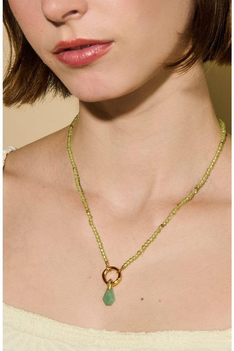 Peridot Energy Gemstone Necklace, Alternate, color, Peridot