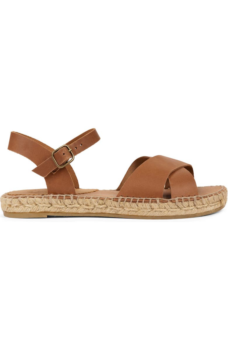 Penelope Chilvers Campo Ankle Strap Espadrille Platform Sandal, Main, color, Tan