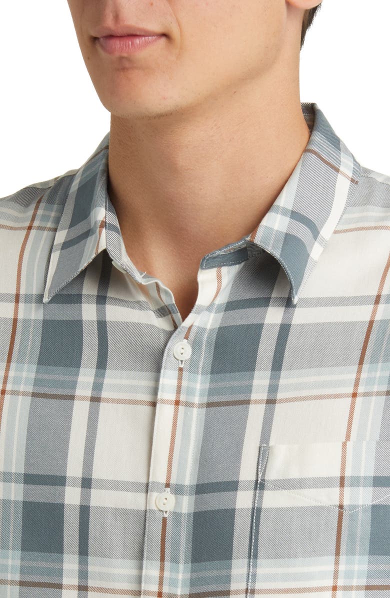 Vince Manchester Plaid Button-Up Shirt, Alternate, color, 