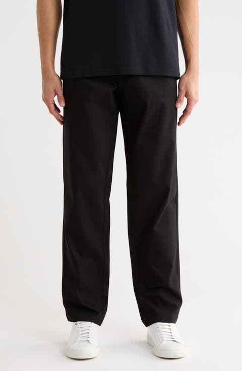 Lochlan Workwear Relaxed Straight Leg Jeans (Pure Black)
