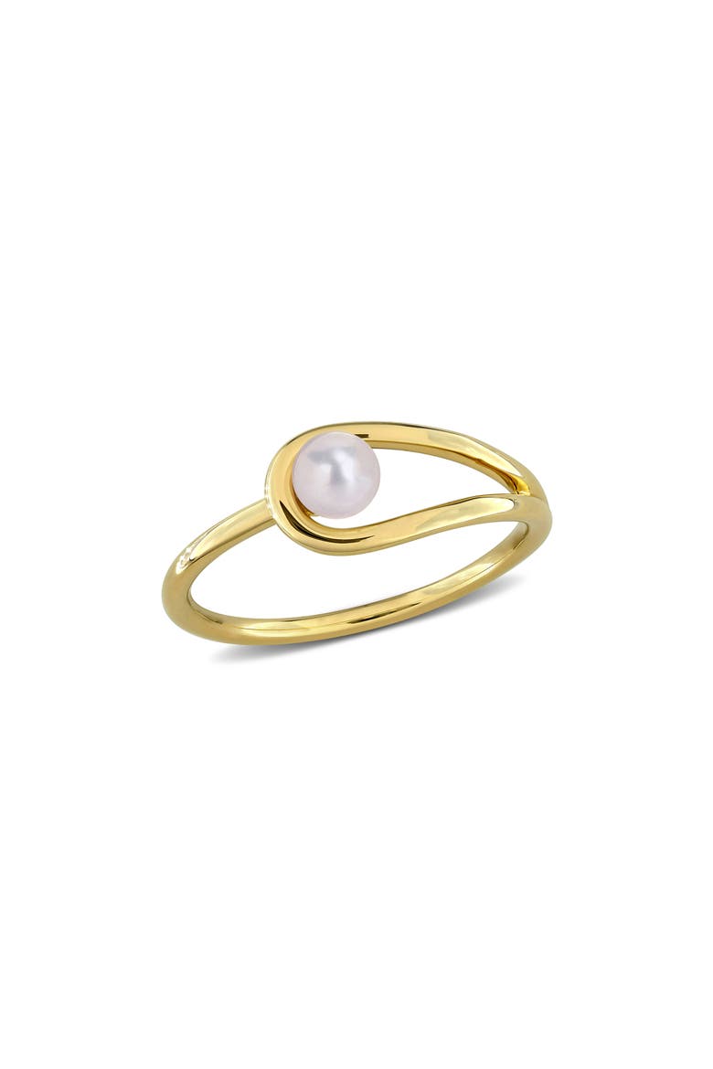 Cultured Freshwater Pearl Ring, Main, color, WHITE