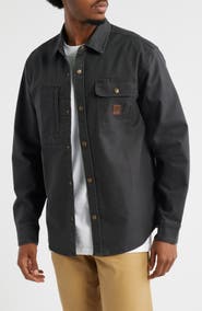 Brixton Builders Stretch Cotton Blend Overshirt
