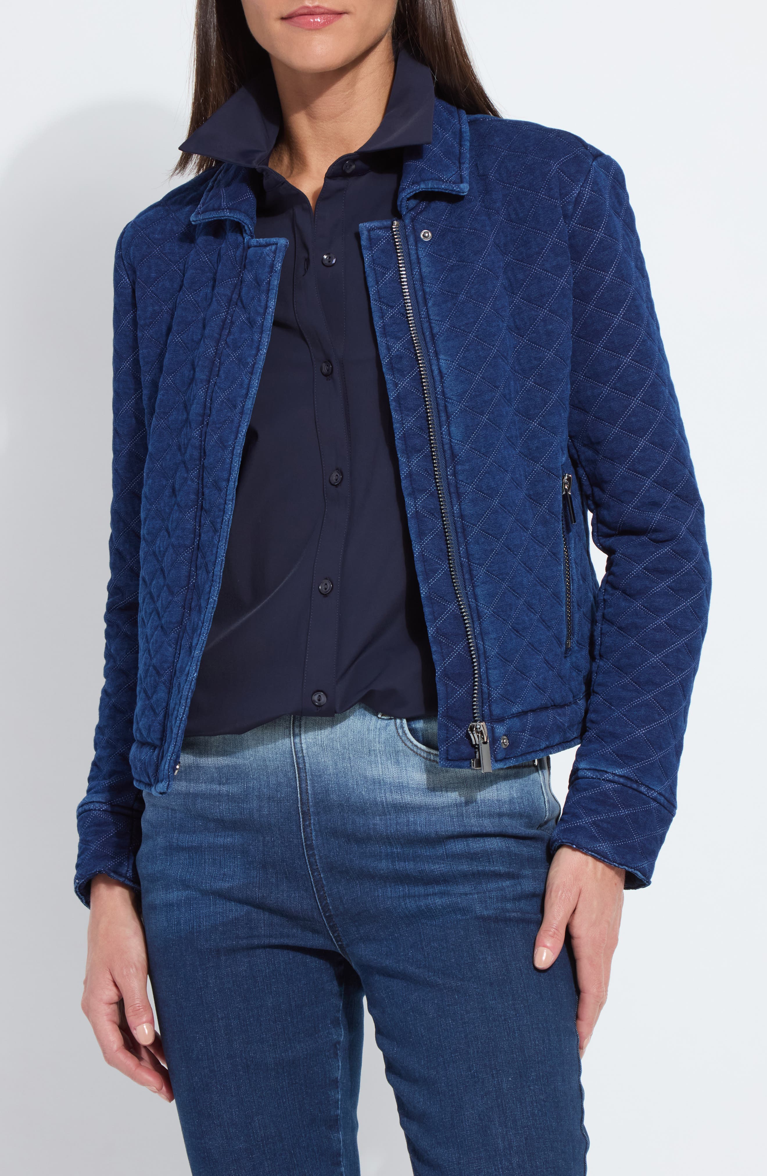Elora Quilt Jacquard Knit Jacket