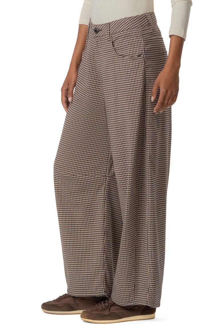 Lynn High Waist Barrel Leg Pants, Alternate, color, ESPRESSO