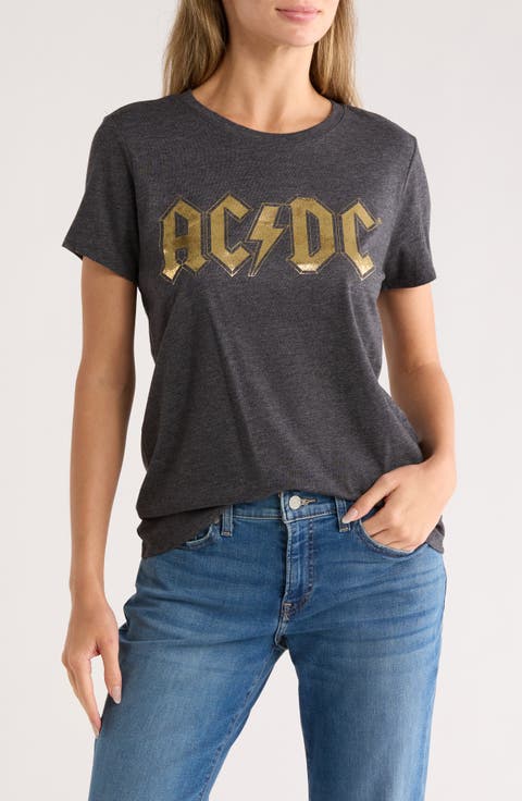 AC/DC Foil Graphic T-Shirt