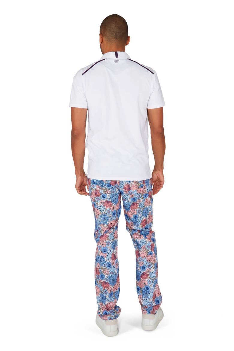 Pietro Stretch Cotton Polo Shirt, Alternate, color, White