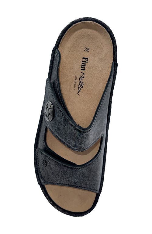 Finn Comfort Moorea Slide Sandal In Platinum Rainbow