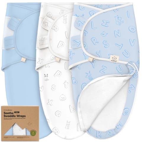 3-Pack Soothe Zippy Swaddle Wrap
