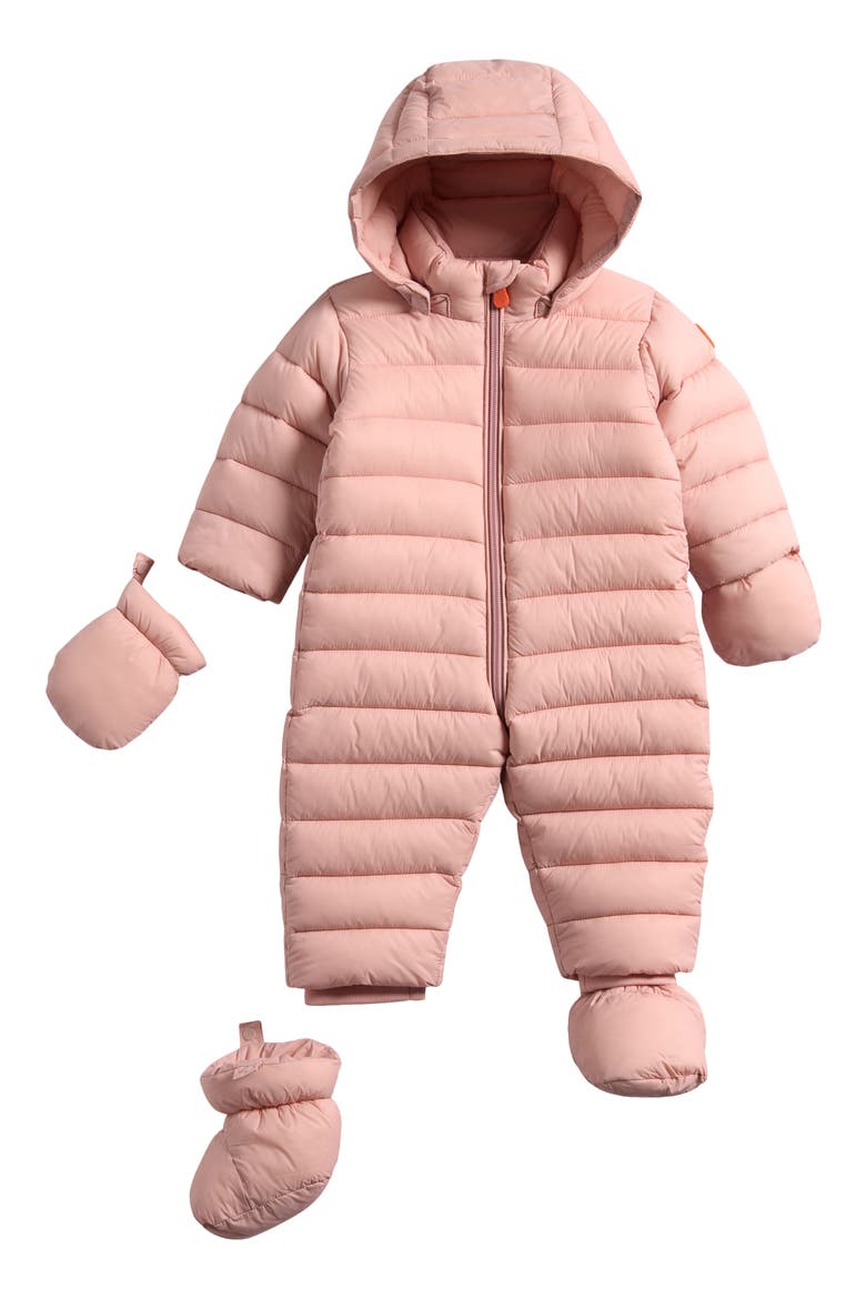 Storm Quilted Bunting, Main, color, BLUSH PINK