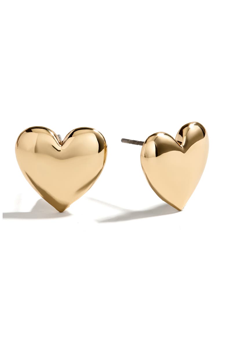 Match with Mama Heart Earrings, Main, color, GOLD