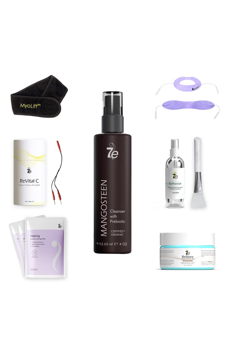 7e Wellness MyoLift Firm and Brightening Kit | 2-Week Beauty Bootcamp for Radiance & Firmness | Targets Hyperpigmentation, Sagging, & Jowls | Ideal for Mature, Sun-Damaged Skin | Use with MyoLift Microcurrent Device, Alternate, color, NO COLOR