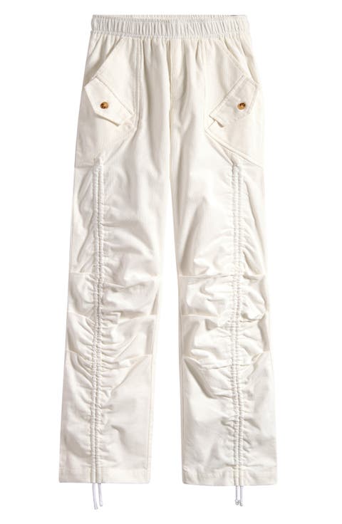 Kids' Ruched Corduroy Utility Pants (Big Kid)