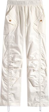 TENLY Kids' Ruched Corduroy Utility Pants