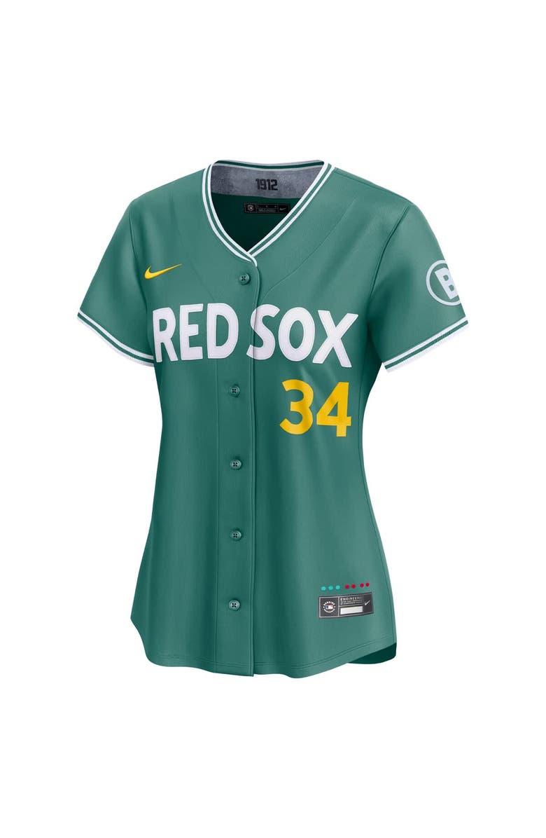 Nike Women's Nike David Ortiz Green Boston Red Sox 2025 City Connect Limited Retired Player Jersey, Alternate, color, Green