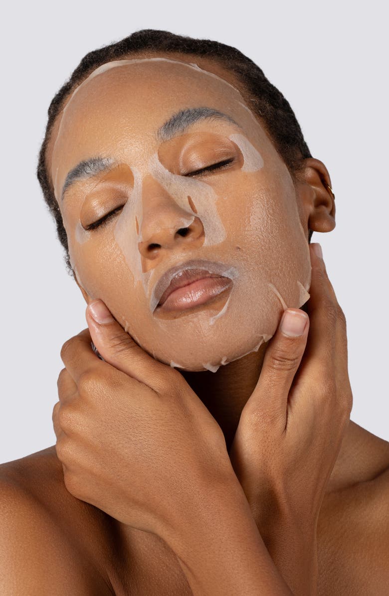 DEW OF THE GODS The Weekend Glow Challenge Face Mask Set, Alternate, color,